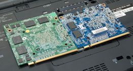 MXM-I GeForce 8400GS в порівнянні з MXM-II з 9500GS