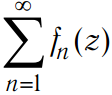 Якщо функції f n (z) (n = 1, 2,