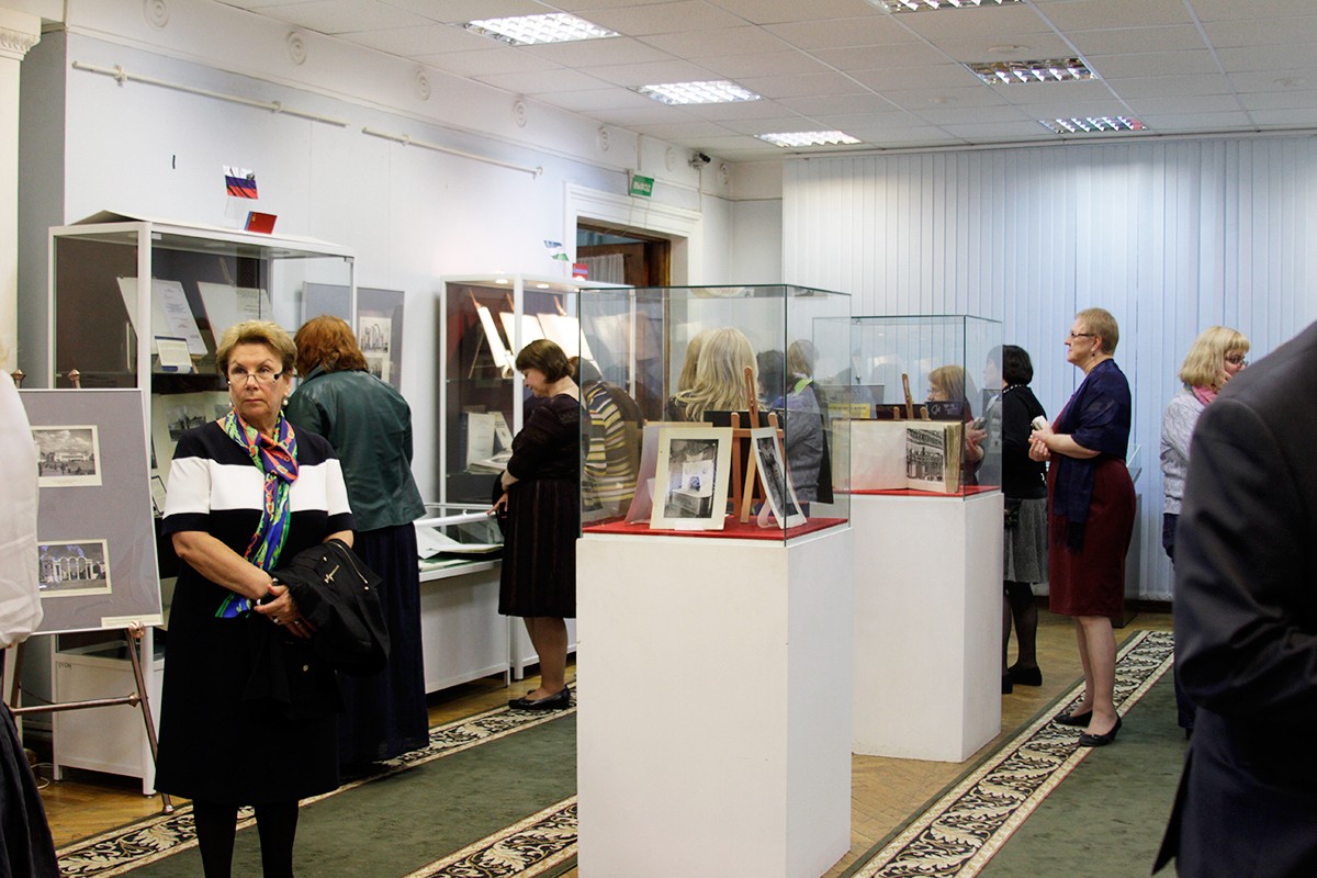 На відкритті виставки «Зроблено в СРСР» в Блакитному виставковому залі РДБ