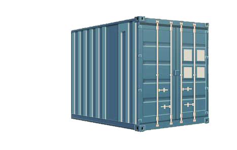 10 тонний контейнер також називається контейнер 10 футів, виповнюється в декількох варіантах