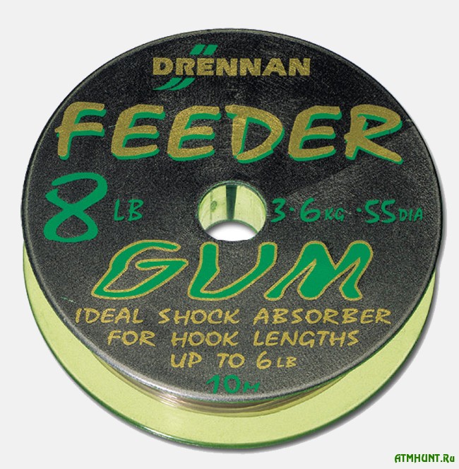 Фідергам (Feeder Gum, Power Gum) - елемент оснащення фідера з еластичного матеріалу, який амортизує ривки риби і знижує навантаження на поводок під час підсічки і виведення